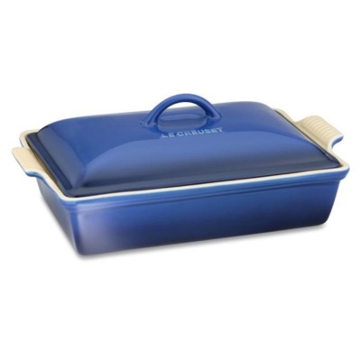 Le Creuset Heritage Rectangular Casserole with Lid 3.8L | Bluebe